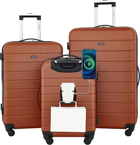 Wrangler Smart Spinner 3-Piece Luggage Set